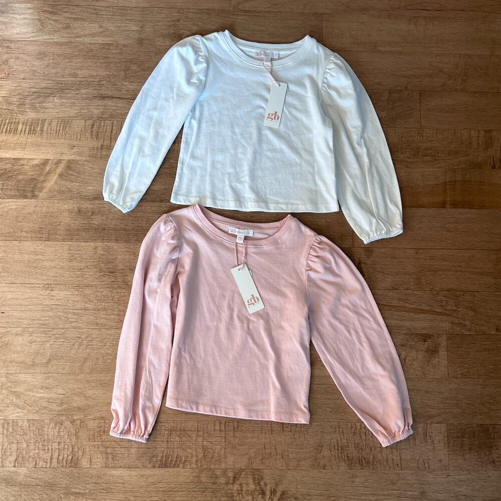 Gianni Bini Girls long sleeve t shirts, size 6/6x